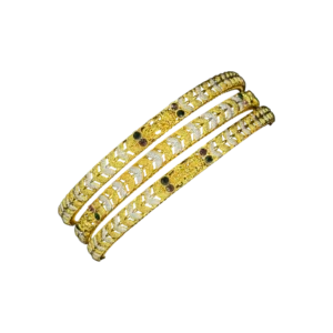 Zyroka Classic Gold-Tone Bangles