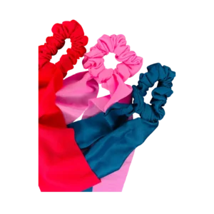 Zyroka Statement Bow Scrunchies – Set of 3
