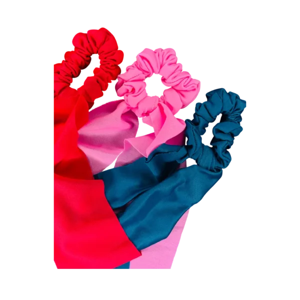 Zyroka Statement Bow Scrunchies – Set of 3