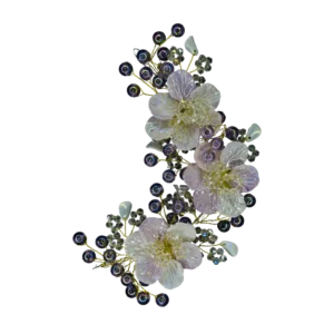 Zyroka Crystal Blossom Hair Vine