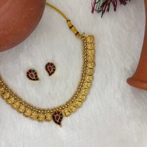 lakshmi coin necklace