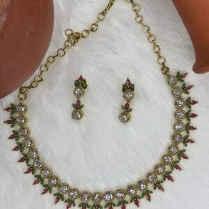 multi stone necklace