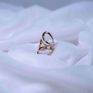 anti tarnish gold finish finger ring
