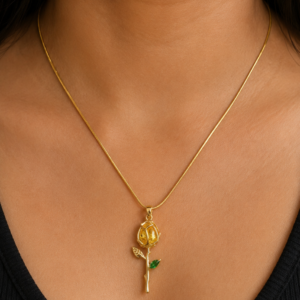 Anti tarnish simple chain.